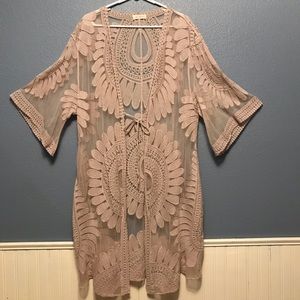 Lace Duster  XL
